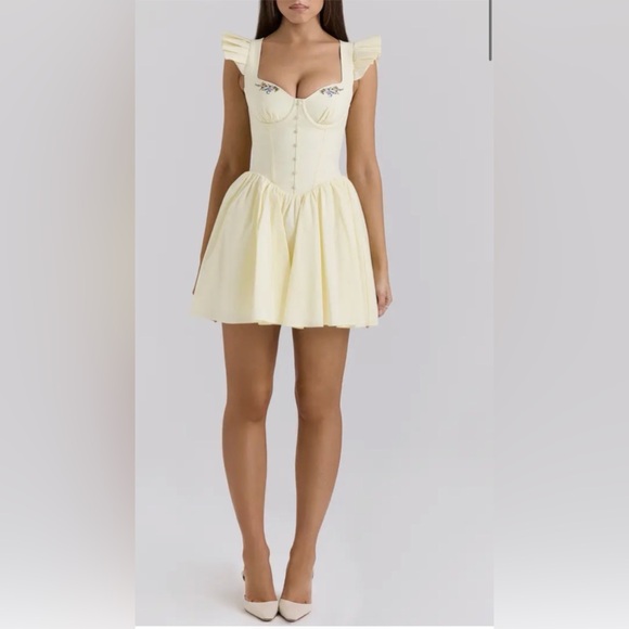 House of CB Dresses & Skirts - House of CB Light Yellow Dress